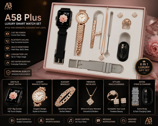 AB CORE Premium Elegance 7-Piece Gift Box for Women