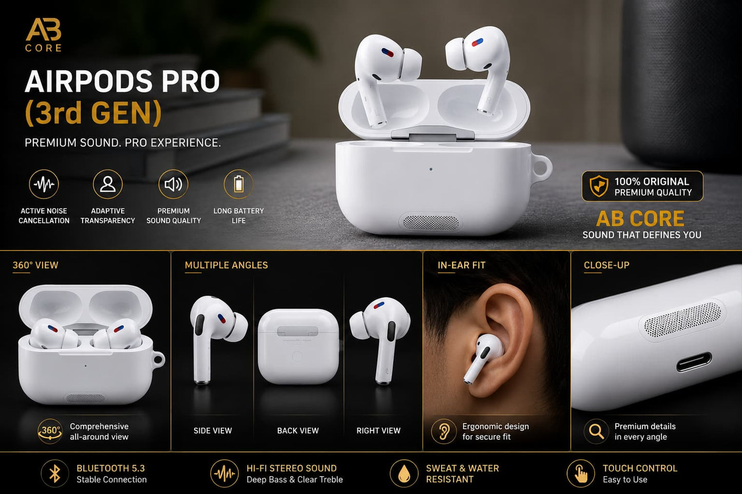 AB CORE AirPods Pro (2nd Generation)