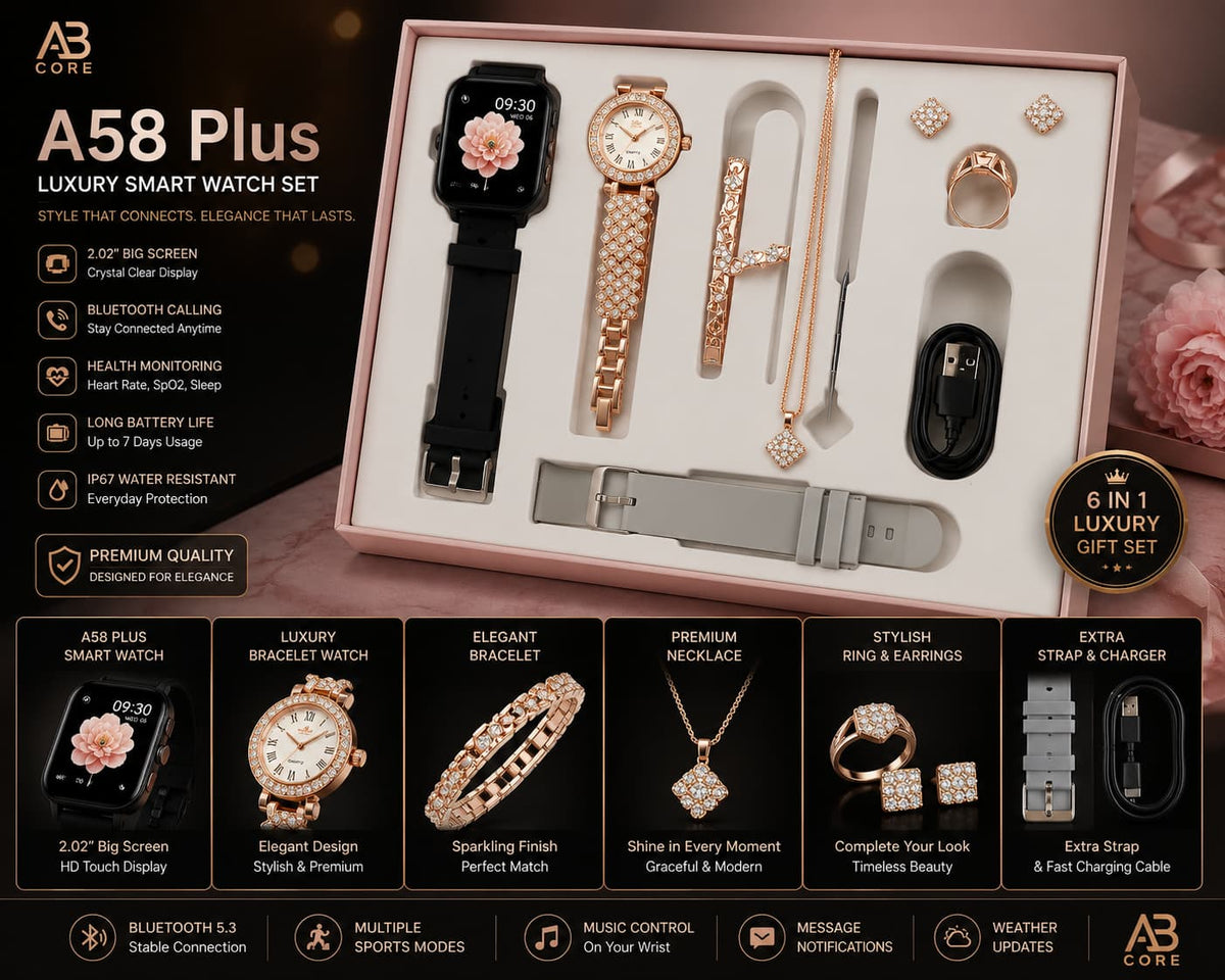 AB CORE Premium Elegance 7-Piece Gift Box for Women